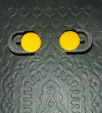 Load image into Gallery viewer, Leather DOT Stud Earrings