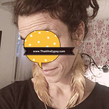 Load image into Gallery viewer, Upcycled Couch Leather Feather Shaped Earrings